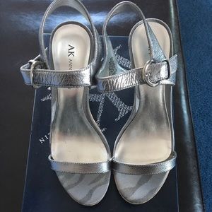 Anne Klein Wedge Sandals Size 7